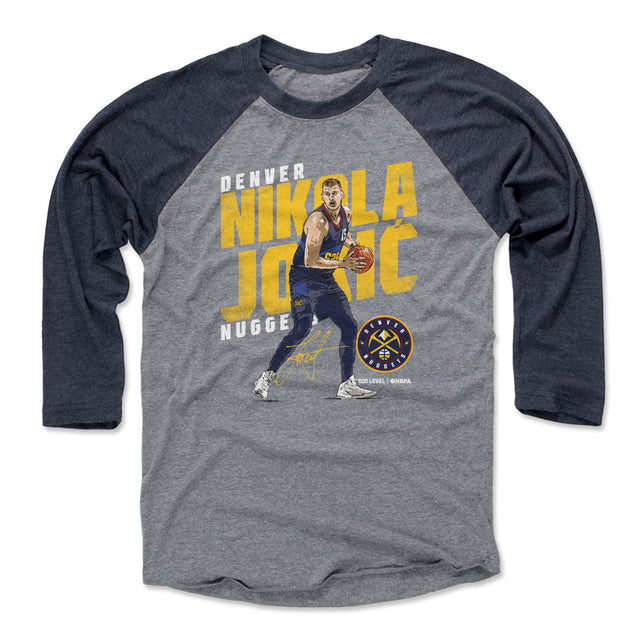 Nikola Jokic Men's Baseball T-Shirt | 500 LEVEL