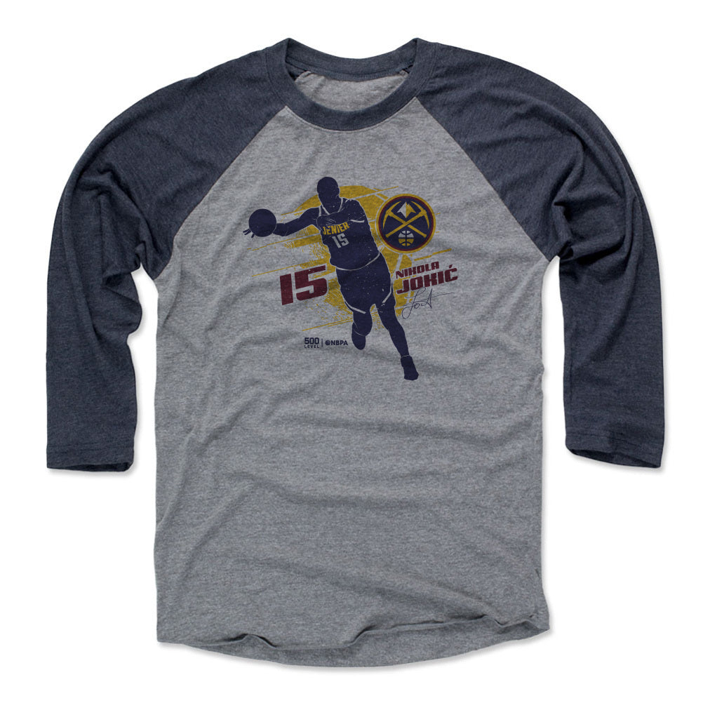 Nikola Jokic Men's Baseball T-Shirt | 500 LEVEL