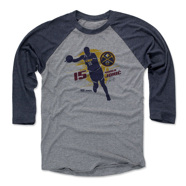 Nikola Jokic Men's Baseball T-Shirt | 500 LEVEL