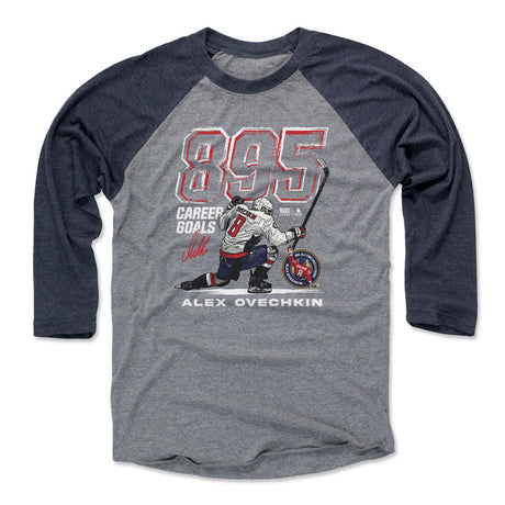Alex Ovechkin Men's Baseball T-Shirt | 500 LEVEL