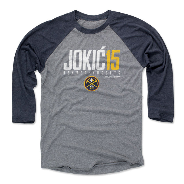 Nikola Jokic Men's Baseball T-Shirt | 500 LEVEL