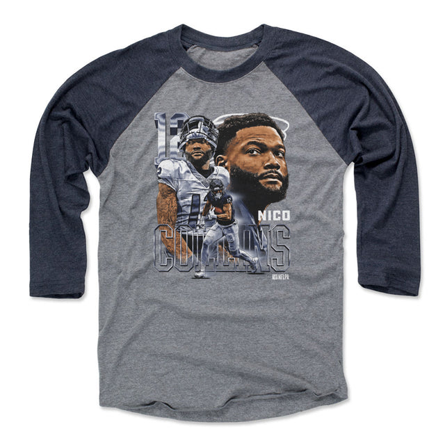 Nico Collins Men's Baseball T-Shirt | 500 LEVEL