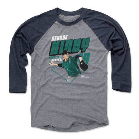 George Kirby Men's Baseball T-Shirt | 500 LEVEL