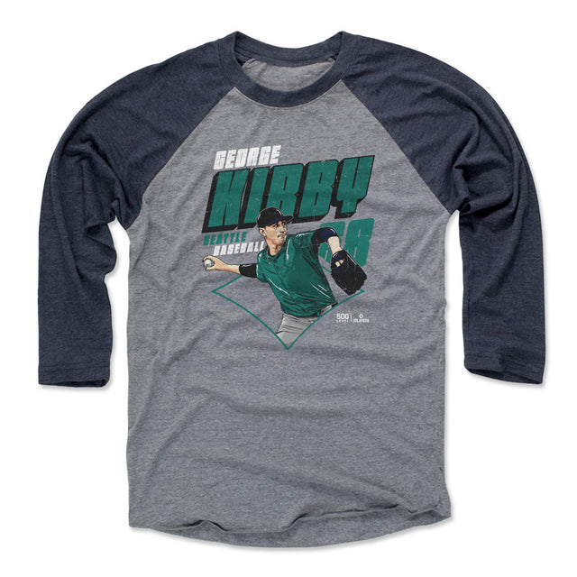George Kirby Men's Baseball T-Shirt | 500 LEVEL