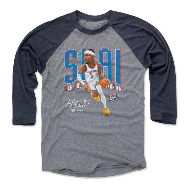 Shai Gilgeous-Alexander Men's Baseball T-Shirt | 500 LEVEL