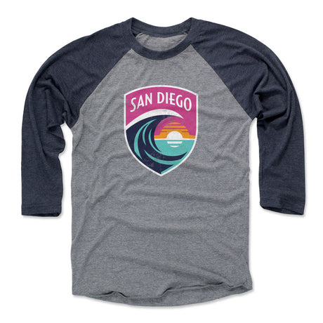 San Diego Wave FC Men's Baseball T-Shirt | 500 LEVEL