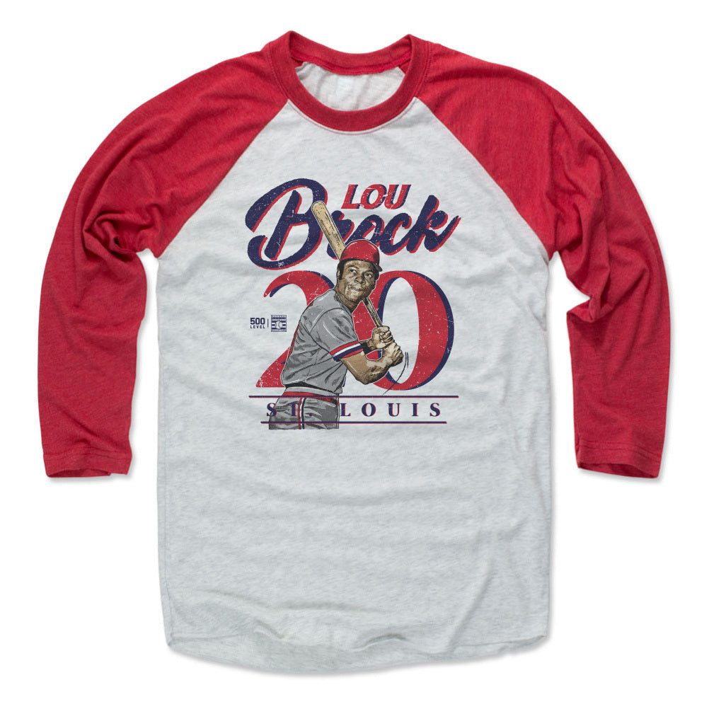 Lou Brock Men's Baseball T-Shirt | 500 LEVEL