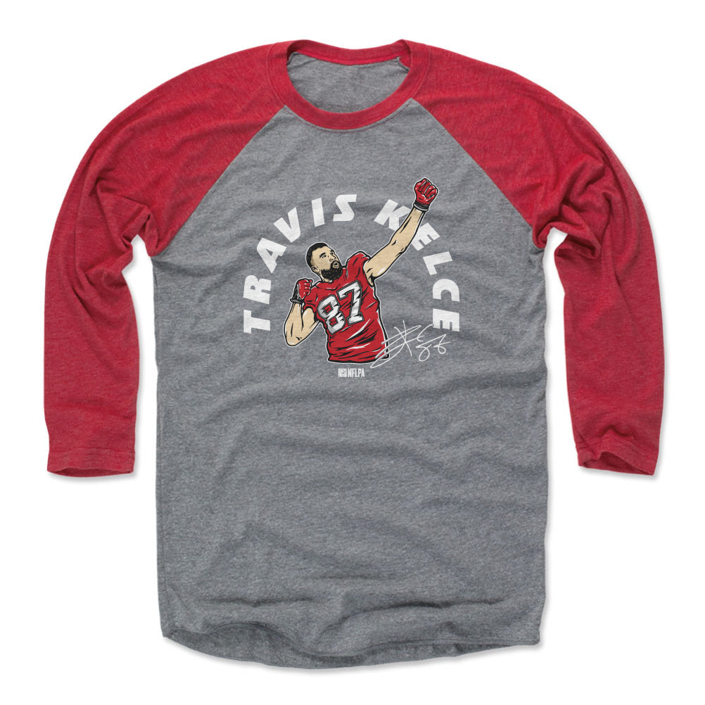 Travis Kelce Men's Baseball T-Shirt | 500 LEVEL