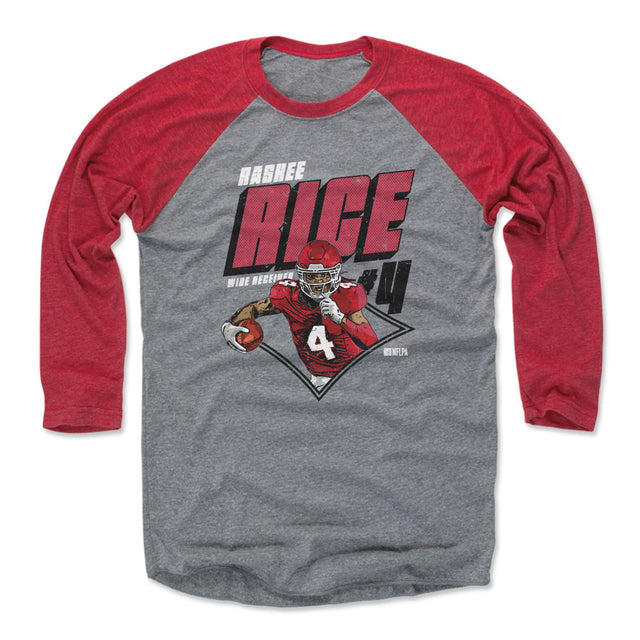 Rashee Rice Men's Baseball T-Shirt | 500 LEVEL
