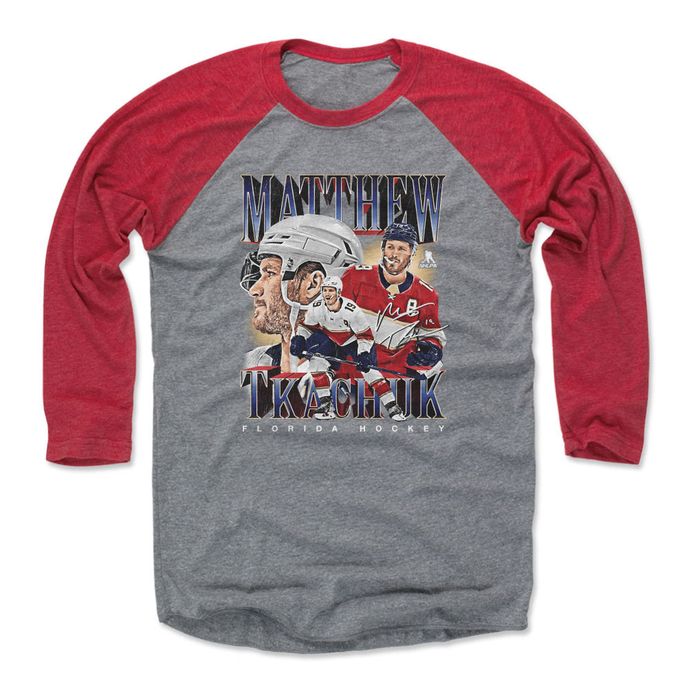 Matthew Tkachuk Men's Baseball T-Shirt | 500 LEVEL