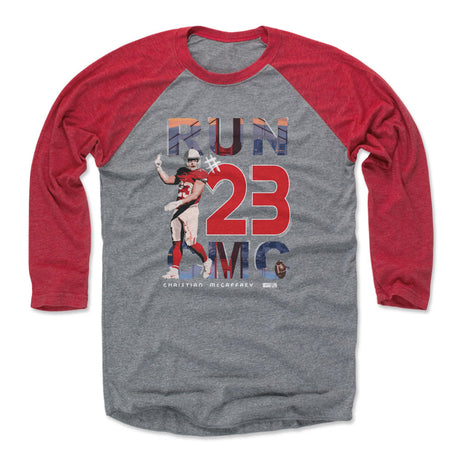 Christian McCaffrey Men's Baseball T-Shirt | 500 LEVEL