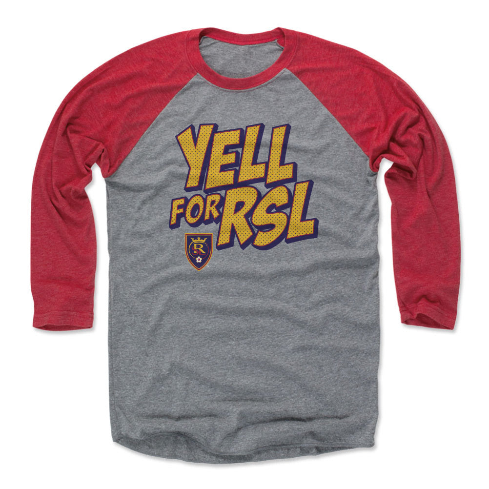 Real Salt Lake Men&#39;s Baseball T-Shirt | 500 LEVEL