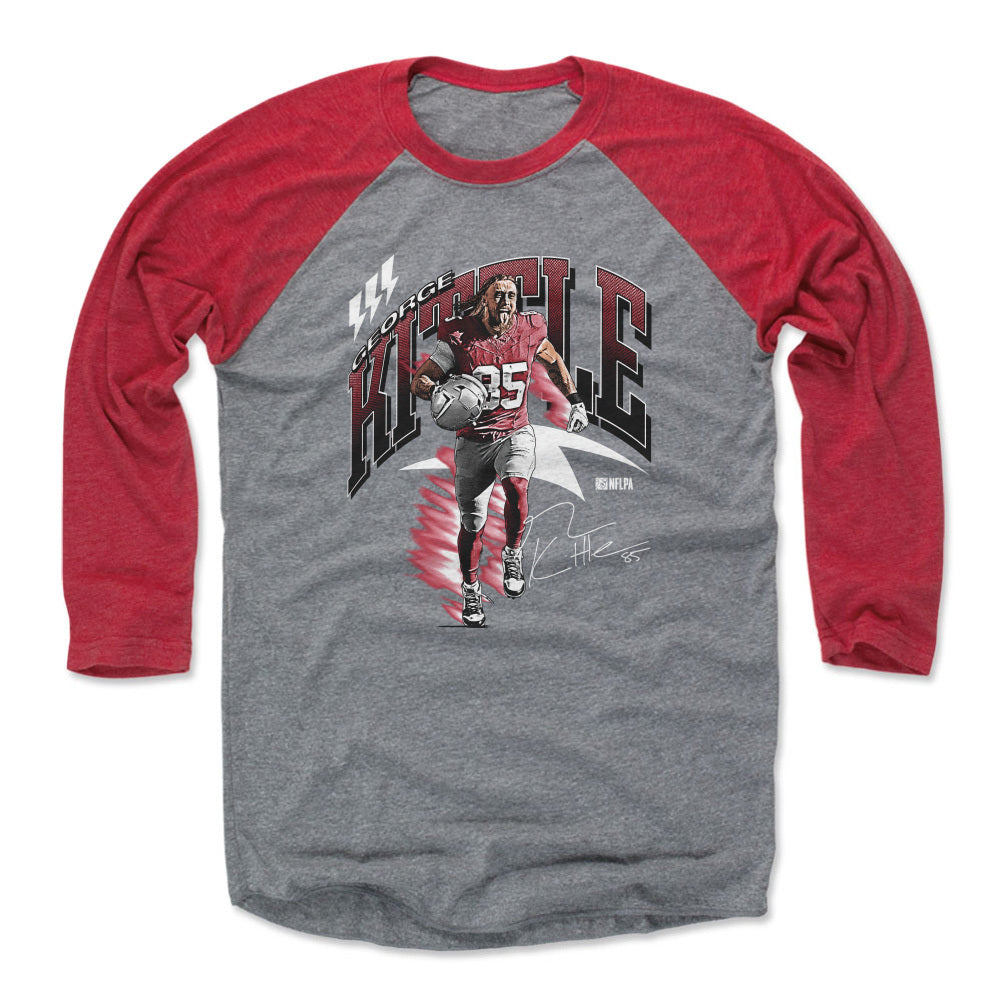 George Kittle Men's Baseball T-Shirt | 500 LEVEL
