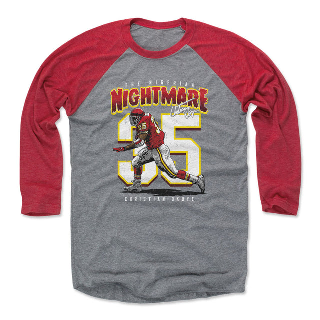 Christian Okoye Men's Baseball T-Shirt | 500 LEVEL