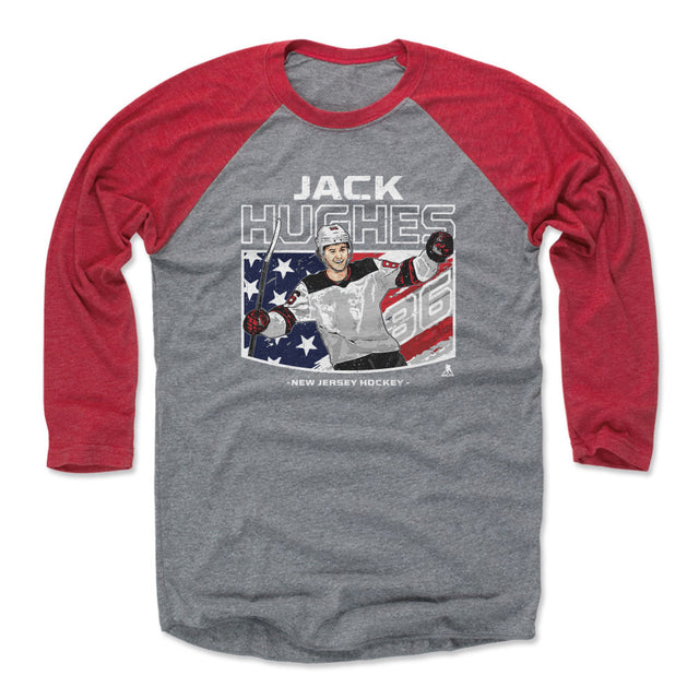 Jack Hughes Men's Baseball T-Shirt | 500 LEVEL
