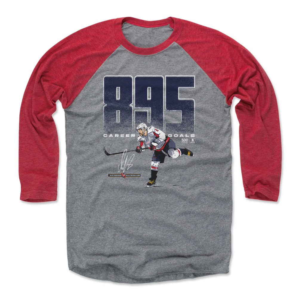 Alex Ovechkin Men's Baseball T-Shirt | 500 LEVEL