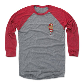 Christian McCaffrey Men's Baseball T-Shirt | 500 LEVEL