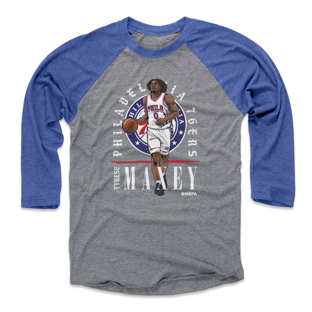 Tyrese Maxey Men's Baseball T-Shirt | 500 LEVEL