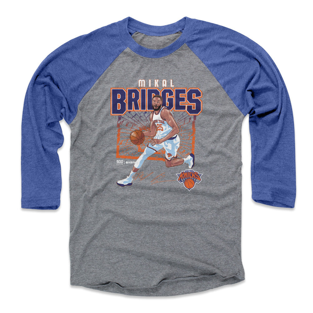 Mikal Bridges Men's Baseball T-Shirt | 500 LEVEL