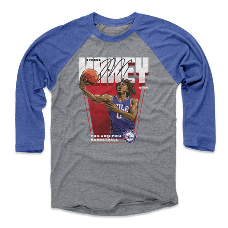 Tyrese Maxey Men's Baseball T-Shirt | 500 LEVEL