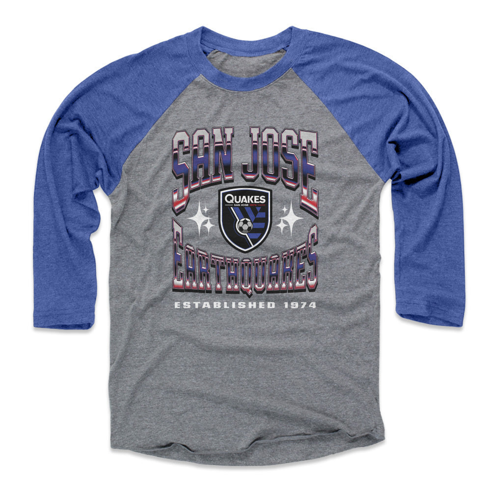 San Jose Earthquakes Men&#39;s Baseball T-Shirt | 500 LEVEL