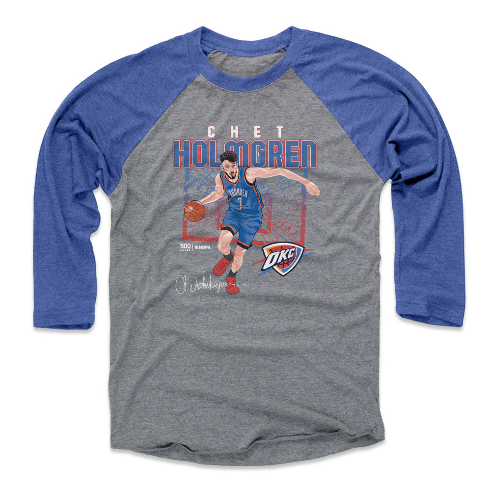Chet Holmgren Men's Baseball T-Shirt | 500 LEVEL