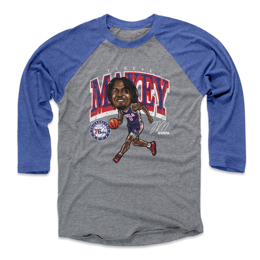 Tyrese Maxey Men's Baseball T-Shirt | 500 LEVEL