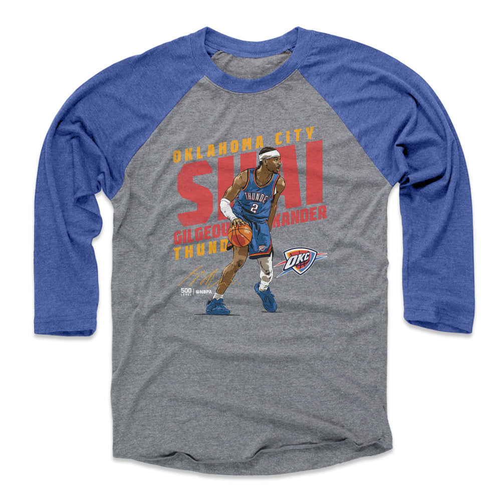 Shai Gilgeous-Alexander Men's Baseball T-Shirt | 500 LEVEL