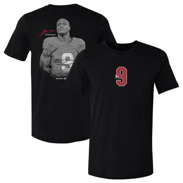 Kenneth Walker III Men's Cotton T-Shirt | 500 LEVEL