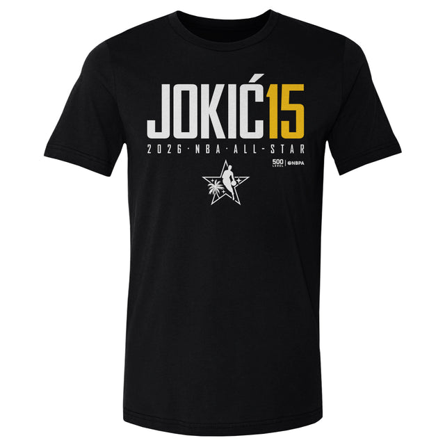Nikola Jokic Men's Cotton T-Shirt | 500 LEVEL