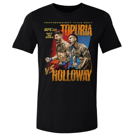 Ilia Topuria Men's Cotton T-Shirt | 500 LEVEL