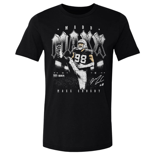 Maxx Crosby Men's Cotton T-Shirt | 500 LEVEL