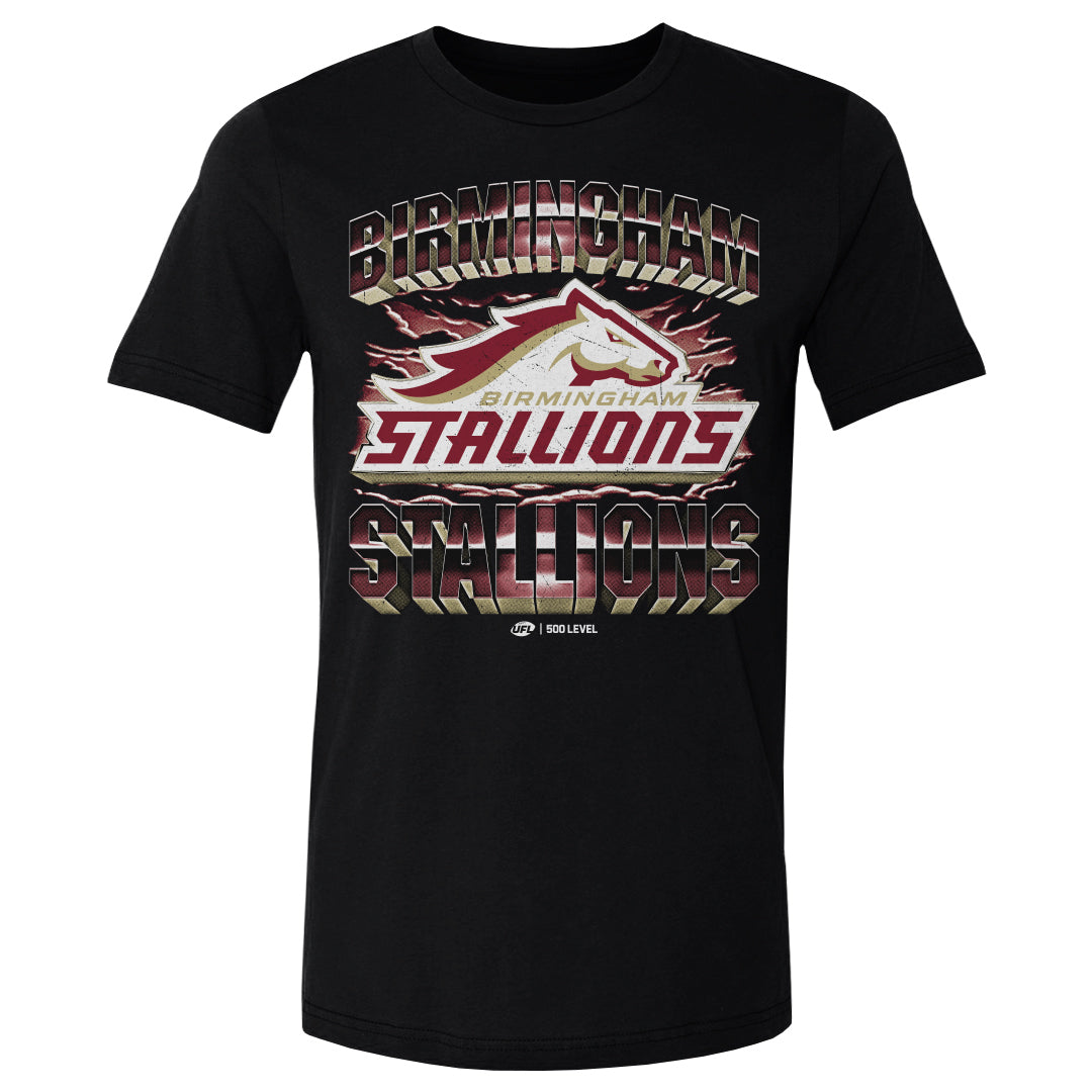 Birmingham Stallions Men's Cotton T-Shirt | 500 LEVEL