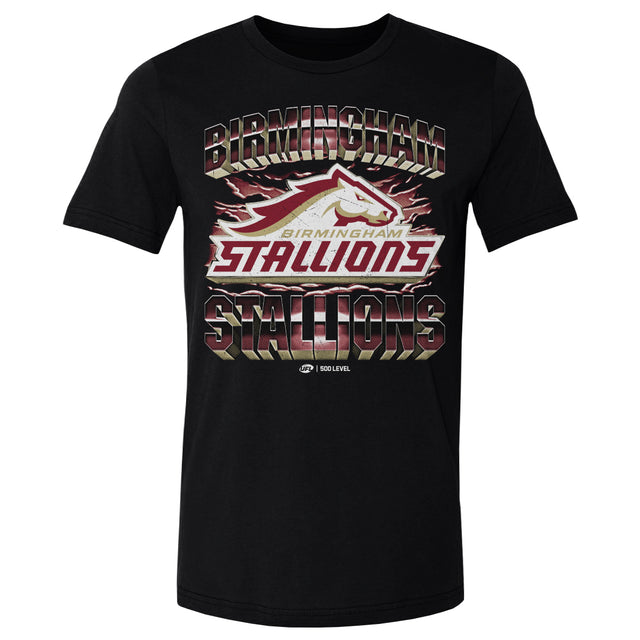 Birmingham Stallions Men's Cotton T-Shirt | 500 LEVEL