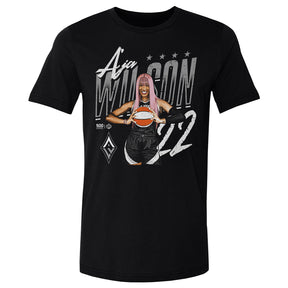 A'ja Wilson Men's Cotton T-Shirt | 500 LEVEL