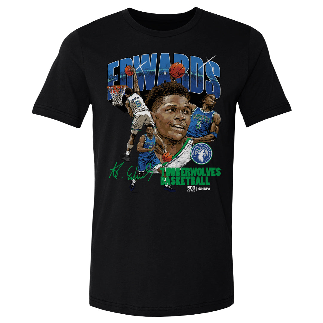 Anthony Edwards Men's Cotton T-Shirt | 500 LEVEL