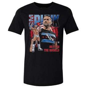 CM Punk Men's Cotton T-Shirt | 500 LEVEL