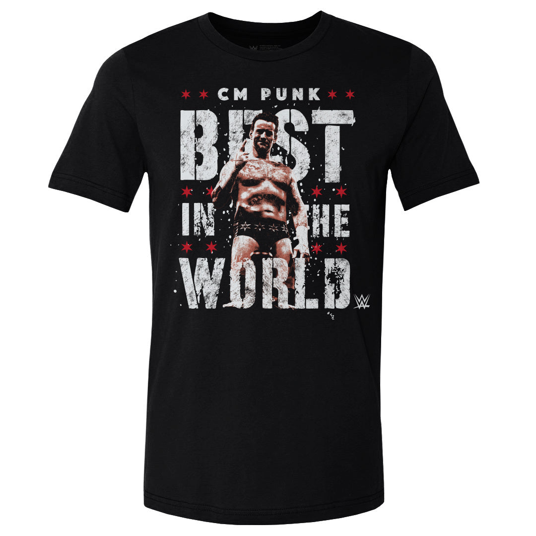 CM Punk Men's Cotton T-Shirt | 500 LEVEL