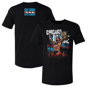CM Punk Men's Cotton T-Shirt | 500 LEVEL