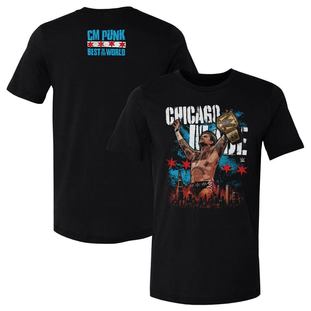 CM Punk Men's Cotton T-Shirt | 500 LEVEL