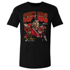 Chris Chelios Men's Cotton T-Shirt | 500 LEVEL