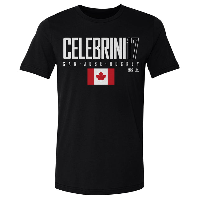 Macklin Celebrini Men's Cotton T-Shirt | 500 LEVEL