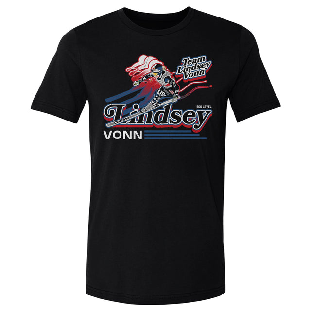 Lindsey Vonn Men's Cotton T-Shirt | 500 LEVEL