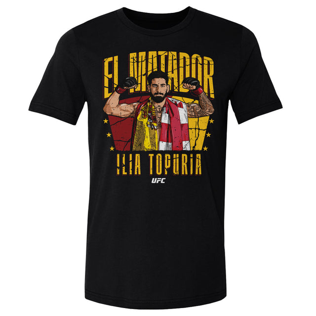 Ilia Topuria Men's Cotton T-Shirt | 500 LEVEL