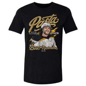 David Pastrnak Men's Cotton T-Shirt | 500 LEVEL