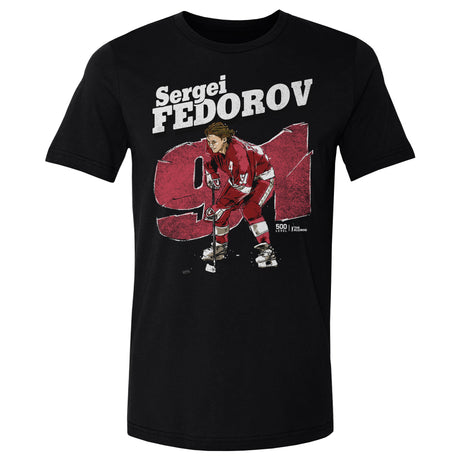 Sergei Fedorov Men's Cotton T-Shirt | 500 LEVEL