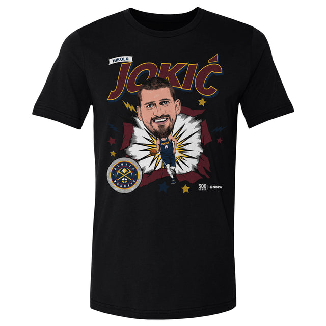 Nikola Jokic Men's Cotton T-Shirt | 500 LEVEL
