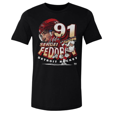 Sergei Fedorov Men's Cotton T-Shirt | 500 LEVEL