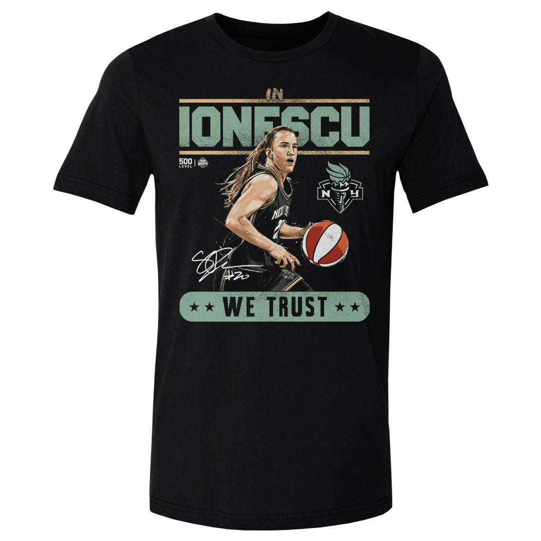 Sabrina Ionescu Men's Cotton T-Shirt | 500 LEVEL