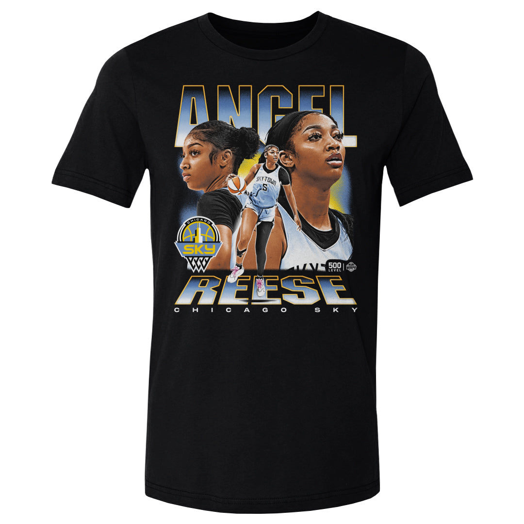 Angel Reese Men's Cotton T-Shirt | 500 LEVEL